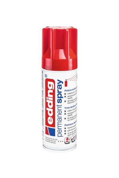 Permanent Acrylic Spray Paint 5200 Series 952 Bright Traffic Red