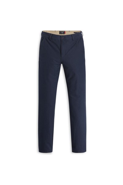 Smart 360 Comfort Knit Navy Blue Skinny Fit Chino Pants