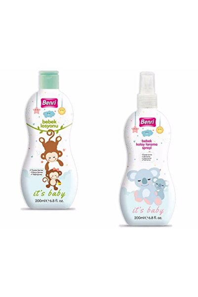 Бебешки лосион 200 ml + бебешки спреј за лесно чешлање 200 ml