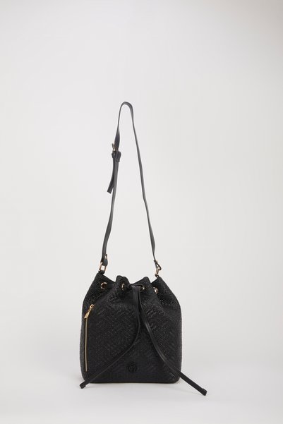 Women's Black Shoulder Bag 05PO24Y1786