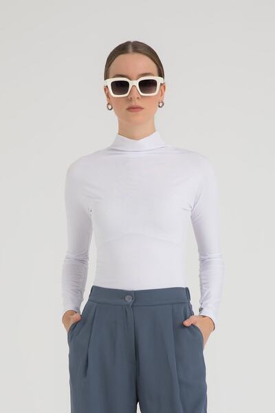 Soft Touch Half-Toe Blouse White