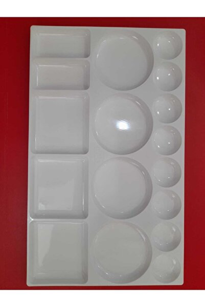 Професионална пластична палета со димензии 16x27x1 Cm