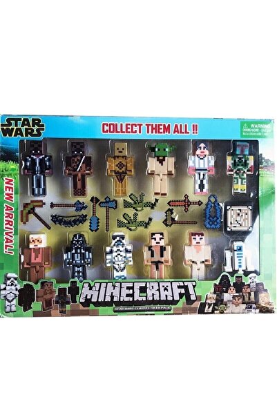 Star Wars серија од 23 играчки фигури со додатоци слични на Minecraft
