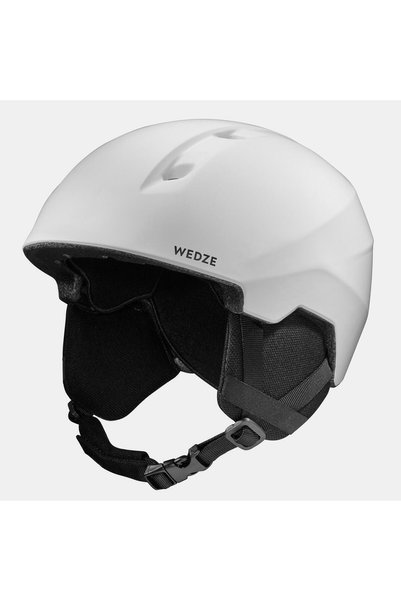 Wedze Adult Ski Helmet - White - Pst 500