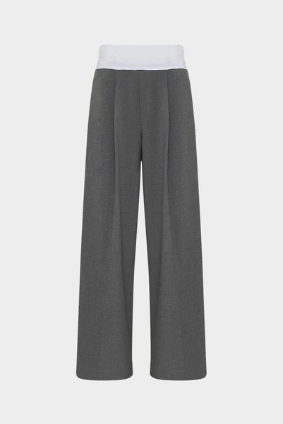 High Waist Corsage Detailed Palazzo Women's Trousers