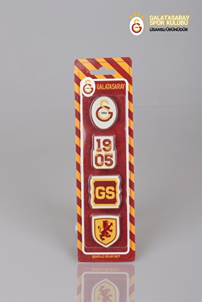 НОВА СЕЗОНА ЛИЦЕНЦИРАНИ GALATASARAY сет од 4 гуми за бришење во блистер