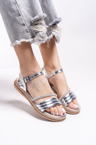 Olnadorei Women's Sandals0012104 Silver Metallic