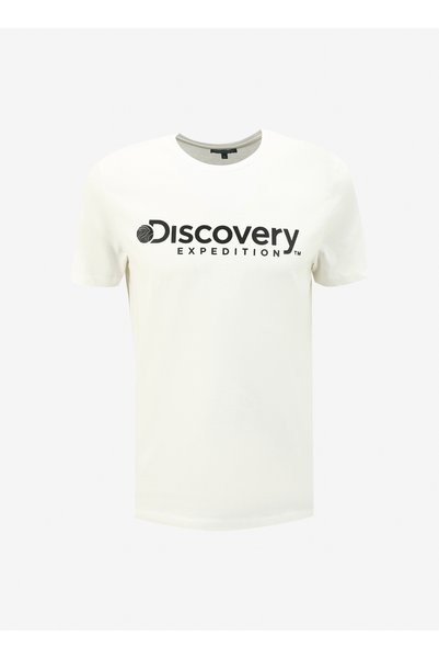 White Men's Crew Neck T-Shirt D4SM-TST3290