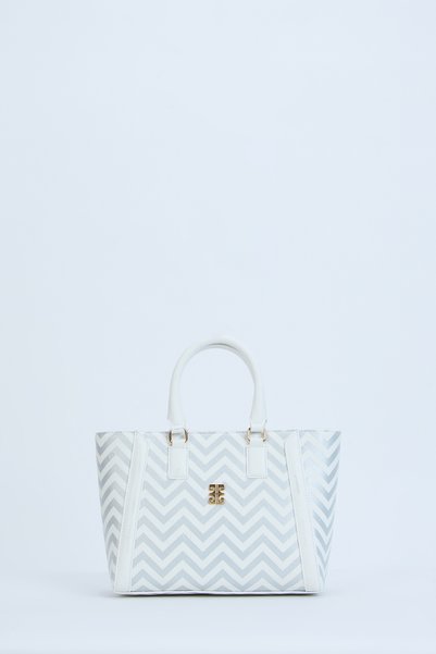 White Silver Women's Shoulder Bag 05Po24Y1966