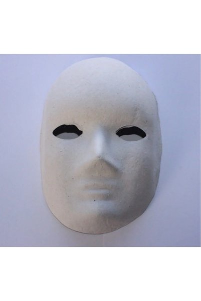 Paintable Painting Mask Paper Cardboard Mask 1 Piece
