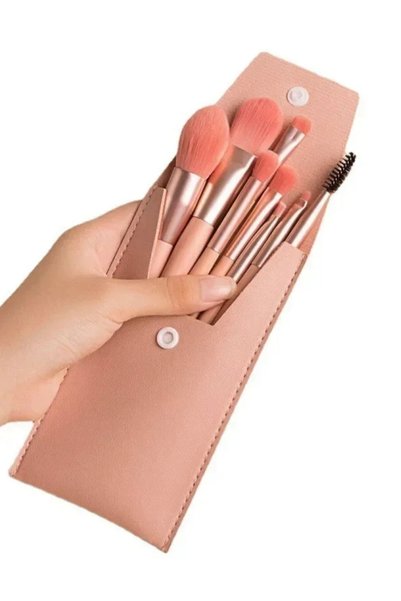 Monalisa Women's Mini 8-Piece Professional Makeup Brush Set