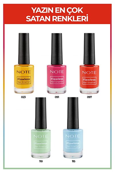Nail Flawless сет од 5 најпродавани лакови за нокти за лето