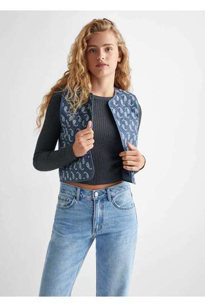Paisley Patterned Vest