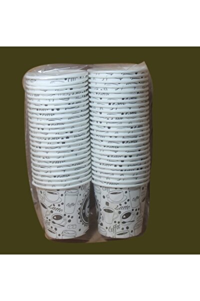 Хартиена чаша 4 Oz 50 парчиња ( 50 парчиња чаши за турско кафе и еспресо. ) 50 парчиња мешалки