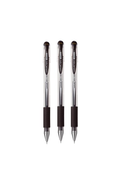 Uniball Signo Needle Needle Tip Gel Pen Um-151Nd 0.38 mm Black 3 Pcs