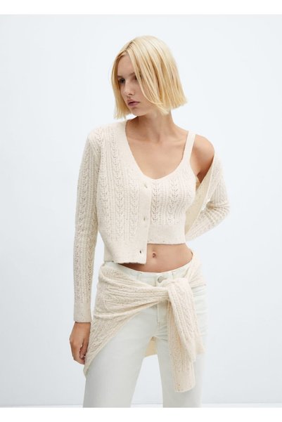 Sequin detailed knitwear blouse