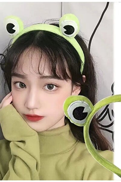 Harajuku Lolita Kpop лента за глава со жабји очи жабја круна