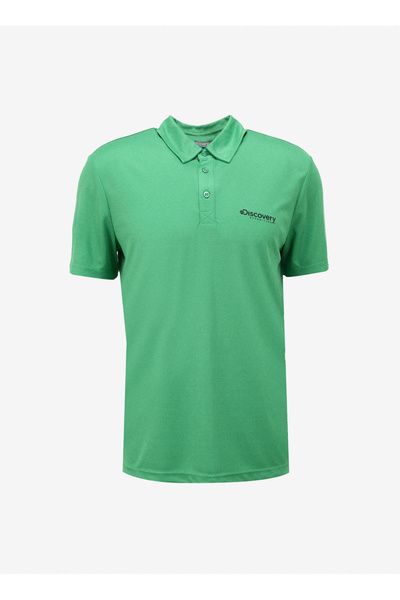 Green Men's Basic Uv Apricot Polo T-Shirt D4Sm-Tst3247