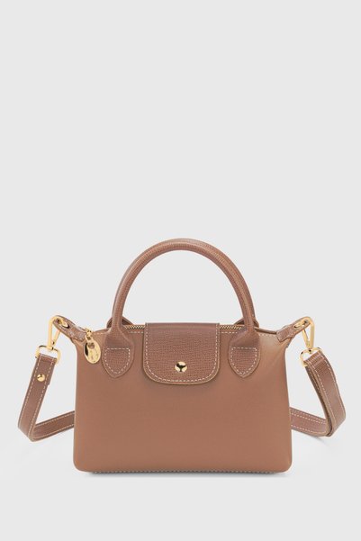 Brown Versatile PU Leather Crossbody Bag