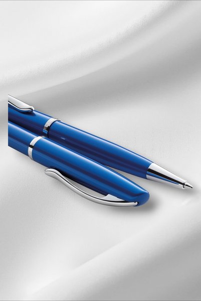 Ballpoint Pen Metallic Flip Mechanism Metal Body