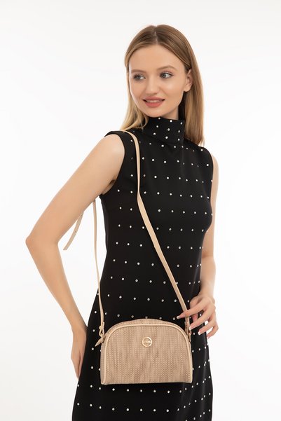 Beige Women's Waist Bag 05FM24Y1031