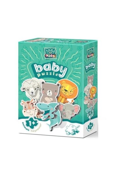 Art Kids Baby Puzzle Animals (6 Models 19 Pieces)