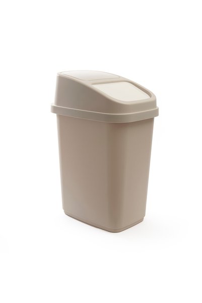 Beige Trash Can 17 Lt, 1 Piece, Stylish and Convenient Design
