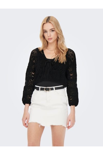 Women's Knitwear Crop Cardigan -15257604