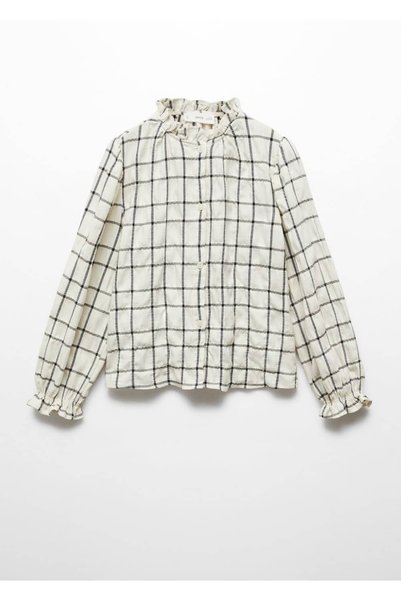 Checked Cotton Blouse