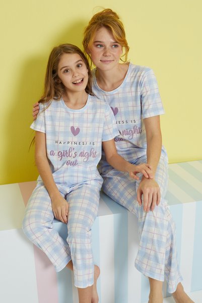 Multicolor Knitted Pajama Set