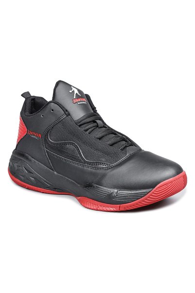 27721 Black - Red Boy's Basketball Sneakers