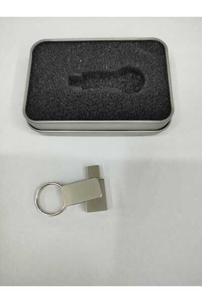 USB TYPE-C MICRO CHIP USB 32 GB компатибилен со TYPE-C телефони, во специјална метална кутија со прстен за клучеви