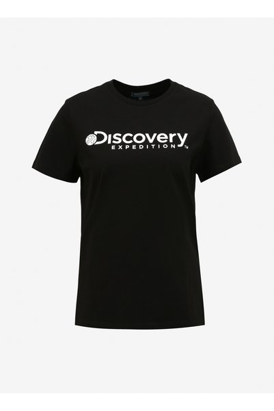 Black Women's Crew Neck T-Shirt D4Sl-Tst3053