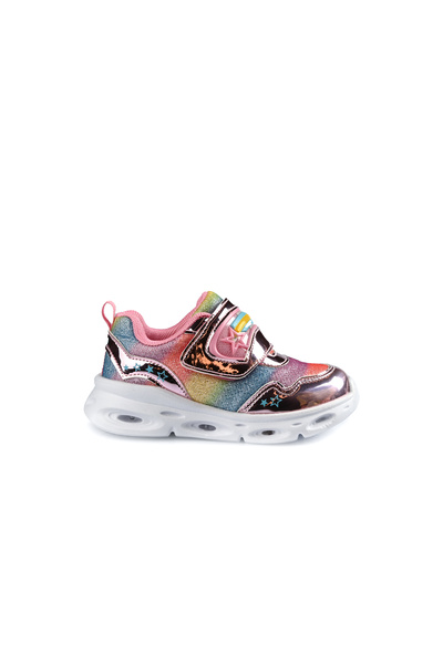 Pink Girls' Lighted Sneakers - Kita Bebe Phylon