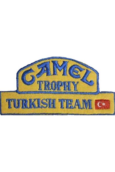 Апликација со вез Camel Trophy Turkish Team со велкро лента 11×5.5 Cm