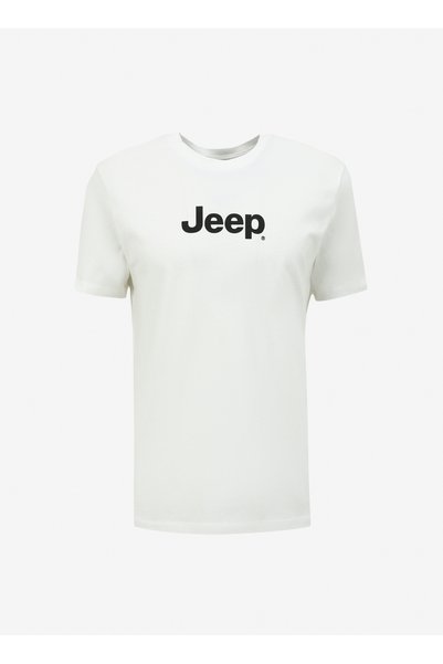 Off-White Men's Crew Neck Basic Fit Printed Cotton T-Shirt J4Sm-Tst7246