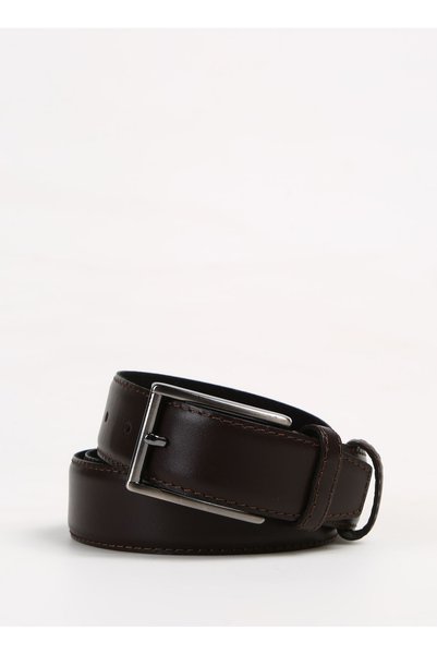 Men's Belt Carrera 101 Leather Belt Brown