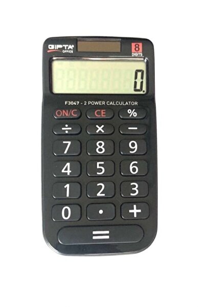 F3047 калкулатор со 8 цифри - црн