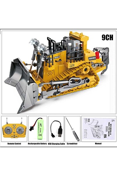 Булдожер на далечинско управување (9CH R/C - 2.4Ghz)