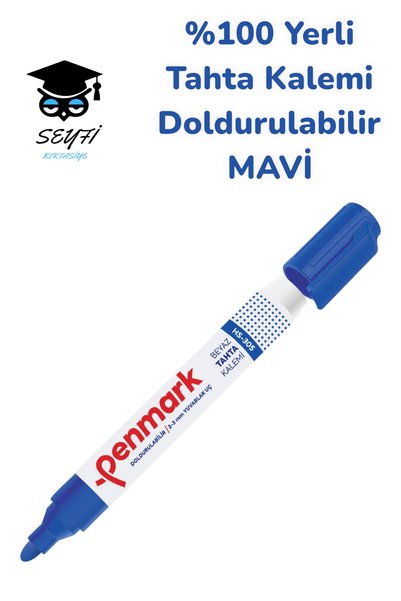 100% Domestic Whiteboard Pen Blue