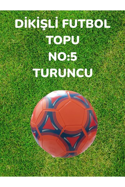 STITCHED SOCCER BALL NO:5 ORANGE
