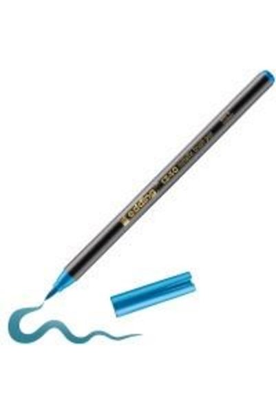 FELTED PEN EDDING BRUSH TIP METALLIC BLUE (1340-73)