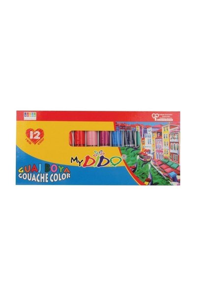 Gouache Paint 12 Tubes 9 ml