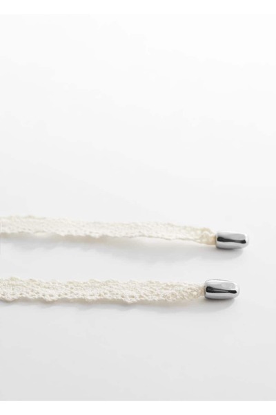 Fancy Necklace with Lace Ribbon