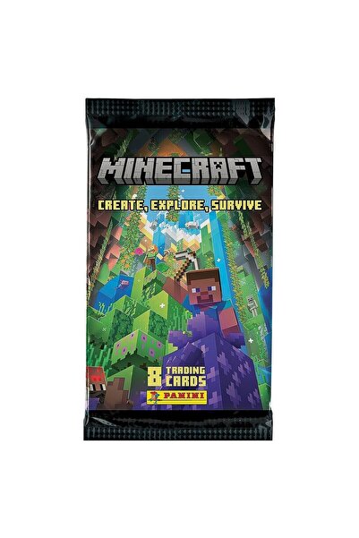 Minecraft картички за тргување 1 пакет (8 картички)