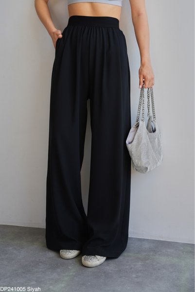 Black Woven Trousers