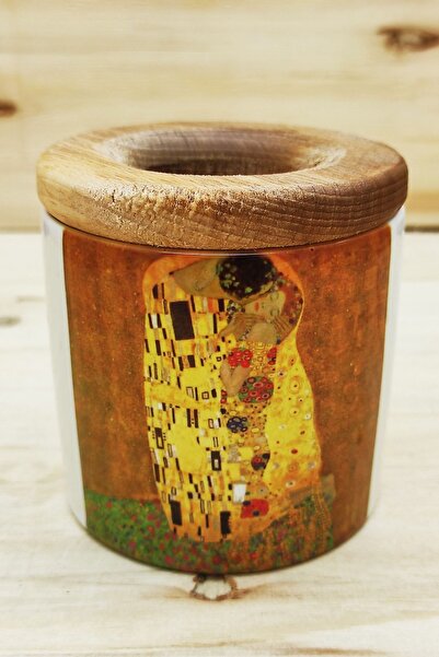 Gustav Klimt - држач за пенкала со дрвен капак 1