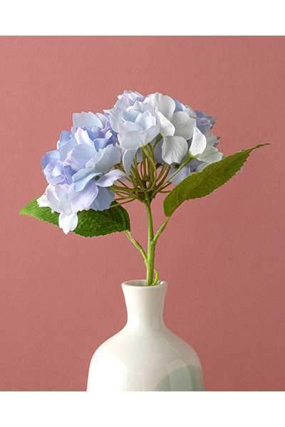 Hortensia Single Branch Artificial Flower Blue