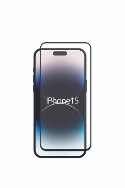 iPhone 15 / 16 Compatible Full Coverage Screen Protector Glass – Shock Absorbing Esd Anti-Static