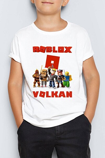 Персонализирана унисекс детска маичка со принт Roblox Mr-02